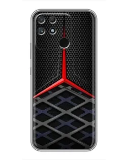 Чехол для Realme NARZO 50A с картинкой «Mercedes Carbon Grid» Чехол для Realme NARZO 50A с картинкой «Mercedes Carbon Grid»