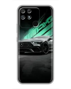 Чехол для Realme NARZO 50A с картинкой «Темный Mercedes AMG» Чехол для Realme NARZO 50A с картинкой «Темный Mercedes AMG»