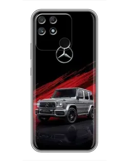 Чехол для Realme NARZO 50A с картинкой «Mercedes G-Class красный» Чехол для Realme NARZO 50A с картинкой «Mercedes G-Class красный»