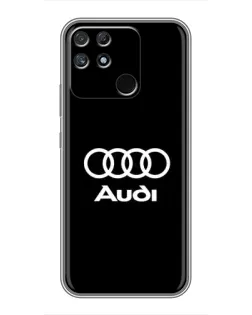 Чехол для Realme NARZO 50A с картинкой «Классическое лого Audi» Чехол для Realme NARZO 50A с картинкой «Классическое лого Audi»