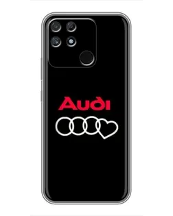 Чехол для Realme NARZO 50A с картинкой «Логотип Audi Heart» Чехол для Realme NARZO 50A с картинкой «Логотип Audi Heart»