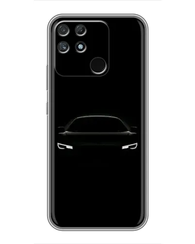 Чехол для Realme NARZO 50A с картинкой «Взгляд Audi в темноте»