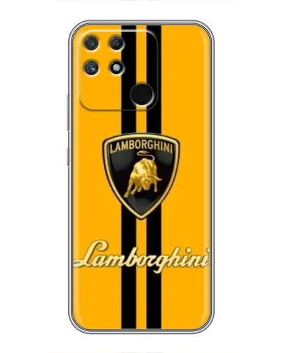 Чехол для Realme NARZO 50A с картинкой «Lamborghini Stripe желтый» Чехол для Realme NARZO 50A с картинкой «Lamborghini Stripe желтый»