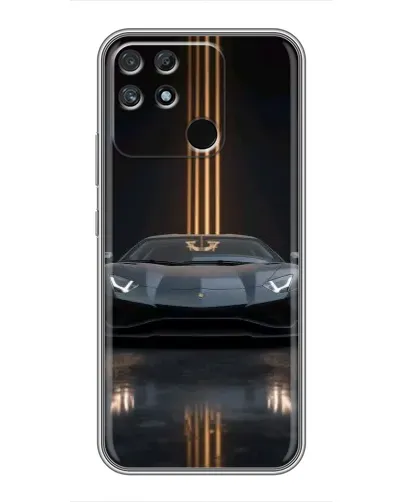 Чехол для Realme NARZO 50A с картинкой «Lamborghini золотые линии» Чехол для Realme NARZO 50A с картинкой «Lamborghini золотые линии»