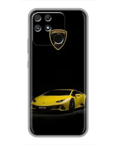 Чехол для Realme NARZO 50A с картинкой «Lamborghini желтый акцент» Чехол для Realme NARZO 50A с картинкой «Lamborghini желтый акцент»