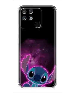 Чехол для Realme NARZO 50A с картинкой «Неоновый Stitch»