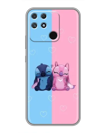 Чехол для Realme NARZO 50A с картинкой «Stitch и Angel Love» Чехол для Realme NARZO 50A с картинкой «Stitch и Angel Love»