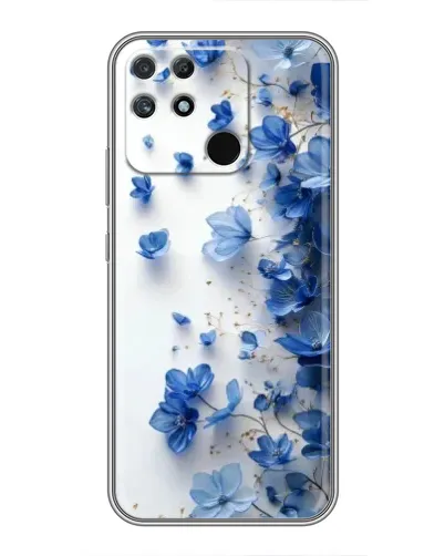 Чохол для Realme NARZO 50A з картинкою «Блакитний квітковий каскад» Чохол для Realme NARZO 50A з картинкою «Блакитний квітковий каскад»