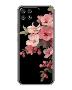 Чохол для Realme NARZO 50A з картинкою «Рожева гілка сакури»