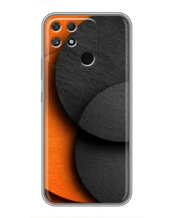 Чехол для Realme NARZO 50A с картинкой «Геометрия оранжевых кругов» Чехол для Realme NARZO 50A с картинкой «Геометрия оранжевых кругов»