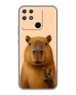 Чохол для Realme NARZO 50A з картинкою «Капібара вікторія» Чохол для Realme NARZO 50A з картинкою «Капібара вікторія»