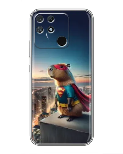 Чохол для Realme NARZO 50A з картинкою «Капі-мен супергерой» Чохол для Realme NARZO 50A з картинкою «Капі-мен супергерой»