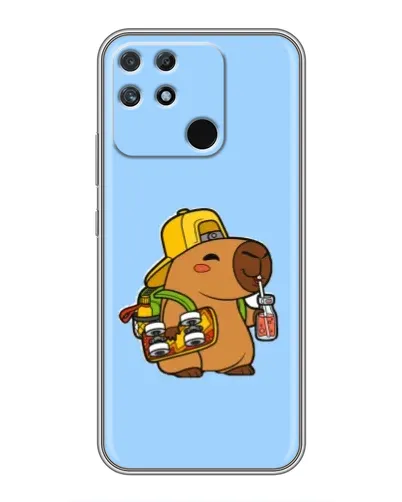 Чохол для Realme NARZO 50A з картинкою «Капібара на скейті» Чохол для Realme NARZO 50A з картинкою «Капібара на скейті»