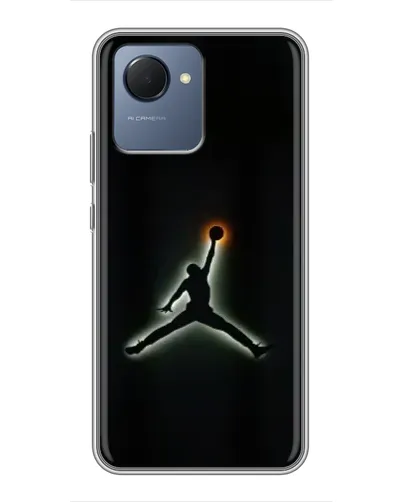 Чехол для Realme NARZO 50i Prime с картинкой «Jordan Gradient Logo»