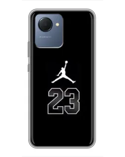Чехол для Realme NARZO 50i Prime с картинкой «Jordan Flight 23» Чехол для Realme NARZO 50i Prime с картинкой «Jordan Flight 23»