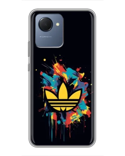 Чехол для Realme NARZO 50i Prime с картинкой «Adidas Splash»