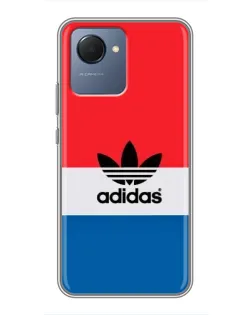 Чохол для Realme NARZO 50i Prime з картинкою «Ретро блоки Adidas»