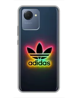 Чохол для Realme NARZO 50i Prime з картинкою «Неоновий Adidas»