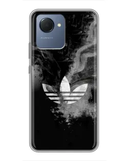 Чохол для Realme NARZO 50i Prime з картинкою «Абстрактний дим Adidas»