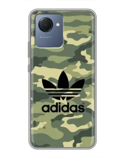 Чохол для Realme NARZO 50i Prime з картинкою «Мілітарі стиль Adidas»