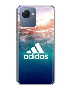 Чохол для Realme NARZO 50i Prime з картинкою «Океанська глибина адідас»