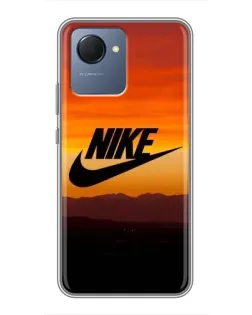 Чехол для Realme NARZO 50i Prime с картинкой «Nike — вечерний горизонт» Чехол для Realme NARZO 50i Prime с картинкой «Nike — вечерний горизонт»
