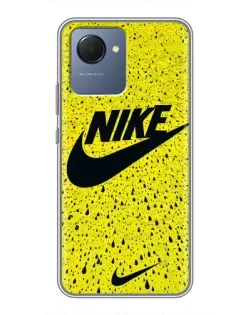 Чехол для Realme NARZO 50i Prime с картинкой «Желтый текстурный Nike» Чехол для Realme NARZO 50i Prime с картинкой «Желтый текстурный Nike»