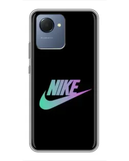 Чехол для Realme NARZO 50i Prime с картинкой «Nike — городская ночь» Чехол для Realme NARZO 50i Prime с картинкой «Nike — городская ночь»