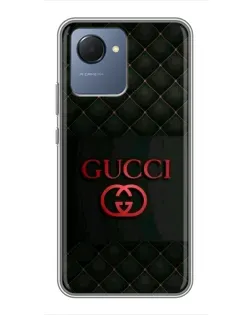 Чехол для Realme NARZO 50i Prime с картинкой «Gucci — стеганый черный» Чехол для Realme NARZO 50i Prime с картинкой «Gucci — стеганый черный»
