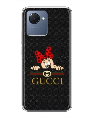 Чехол для Realme NARZO 50i Prime с картинкой «Минни Маус Gucci — черный» Чехол для Realme NARZO 50i Prime с картинкой «Минни Маус Gucci — черный»