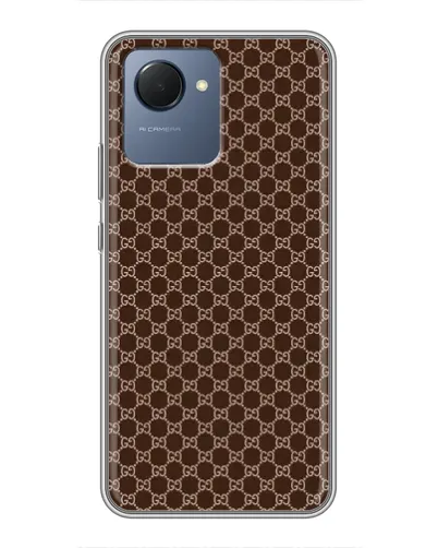 Чехол для Realme NARZO 50i Prime с картинкой «Gucci — шоколадная сетка» Чехол для Realme NARZO 50i Prime с картинкой «Gucci — шоколадная сетка»