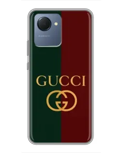 Чехол для Realme NARZO 50i Prime с картинкой «Gucci — темно-зеленый градиент» Чехол для Realme NARZO 50i Prime с картинкой «Gucci — темно-зеленый градиент»