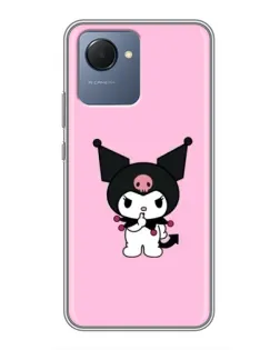 Чохол для Realme NARZO 50i Prime з картинкою «Kuromi — рожева ніжність»