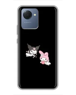 Чохол для Realme NARZO 50i Prime з картинкою «My Melody та Kuromi»