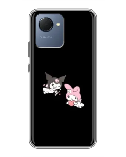 Чохол для Realme NARZO 50i Prime з картинкою «My Melody та Kuromi» Чохол для Realme NARZO 50i Prime з картинкою «My Melody та Kuromi»