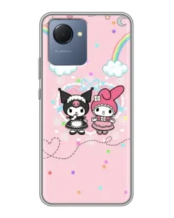 Чохол для Realme NARZO 50i Prime з картинкою «My Melody та Kuromi»