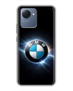 Чохол для Realme NARZO 50i Prime з картинкою «BMW — неонове сяйво»