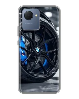 Чохол для Realme NARZO 50i Prime з картинкою «Колесо BMW зблизька»