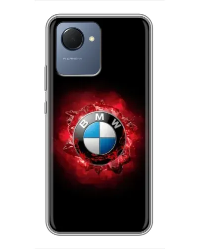 Чехол для Realme NARZO 50i Prime с картинкой «Логотип BMW — вспышка»