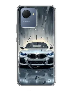 Чохол для Realme NARZO 50i Prime з картинкою «BMW у світлі фар»