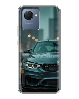 Чохол для Realme NARZO 50i Prime з картинкою «BMW у вогнях міста»