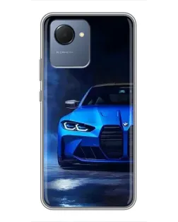 Чохол для Realme NARZO 50i Prime з картинкою «Блакитна BMW M4»