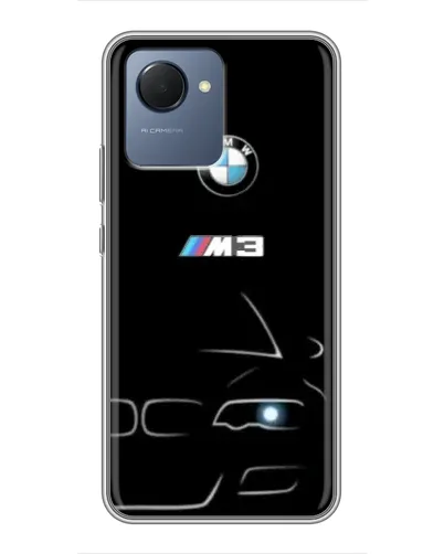 Чехол для Realme NARZO 50i Prime с картинкой «Минималистичный принт BMW M3»