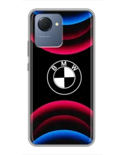 Чохол для Realme NARZO 50i Prime з картинкою «Логотип BMW та неонові дуги»