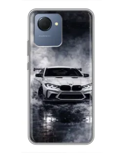 Чохол для Realme NARZO 50i Prime з картинкою «BMW крізь туман»