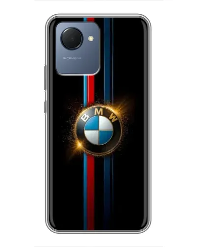 Чехол для Realme NARZO 50i Prime с картинкой «BMW M-Power неон»