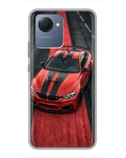 Чохол для Realme NARZO 50i Prime з картинкою «BMW на червоній доріжці»