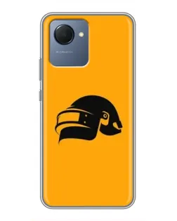 Чохол для Realme NARZO 50i Prime з картинкою «PUBG — золотий шолом»