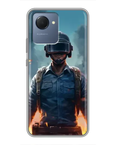 Чохол для Realme NARZO 50i Prime з картинкою «PUBG — реалістичний герой» Чохол для Realme NARZO 50i Prime з картинкою «PUBG — реалістичний герой»