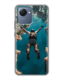 Чохол для Realme NARZO 50i Prime з картинкою «PUBG — вільне падіння»